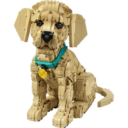LEGO® Golden Retriever Puppy Icons Building Kit 11384